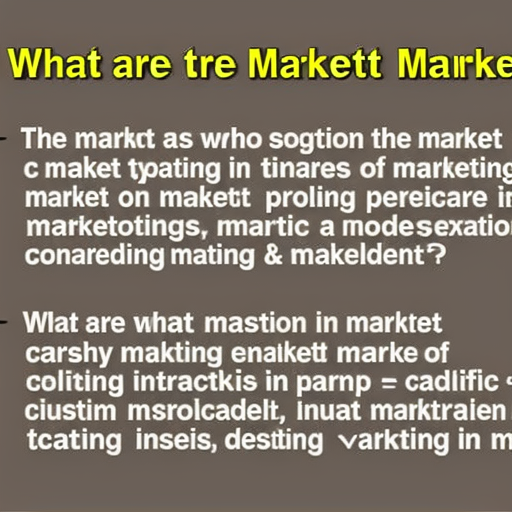 What Are The 5 Types Of Market In Marketing?