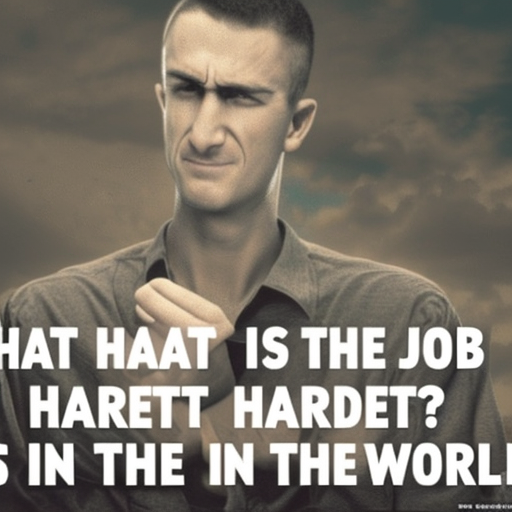 What Is The #1 Hardest Job In The World?