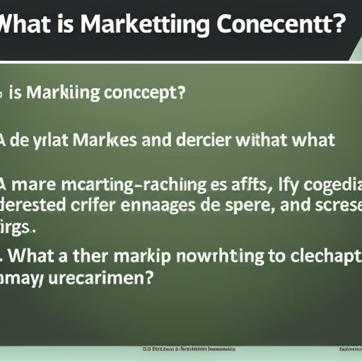 What Is The 5 Marketing Concept?