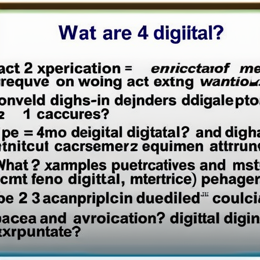 What Are 4 Examples Of Digital?