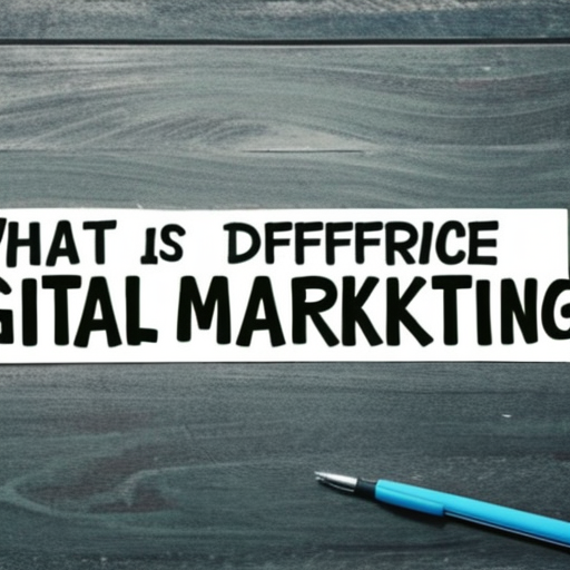 What Is The Difference Between Digital Marketing And Marketing?