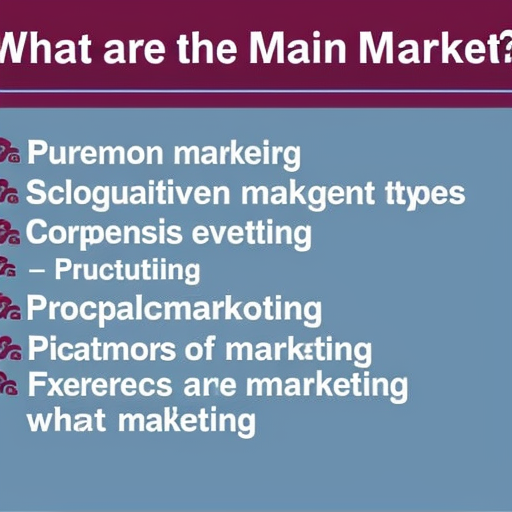 What Are The Main Types Of Marketing?