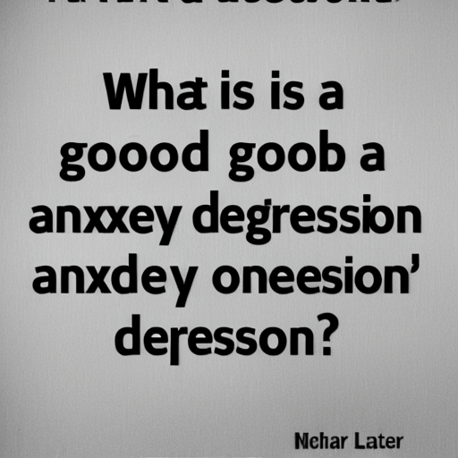 What Is A Good Job For Someone With Anxiety And Depression?